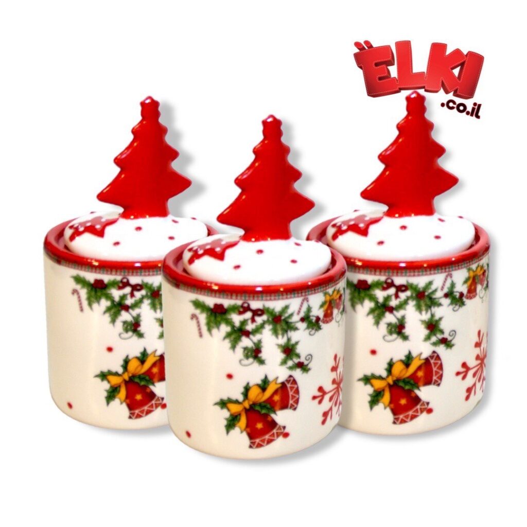 Ceramic Christmas jars