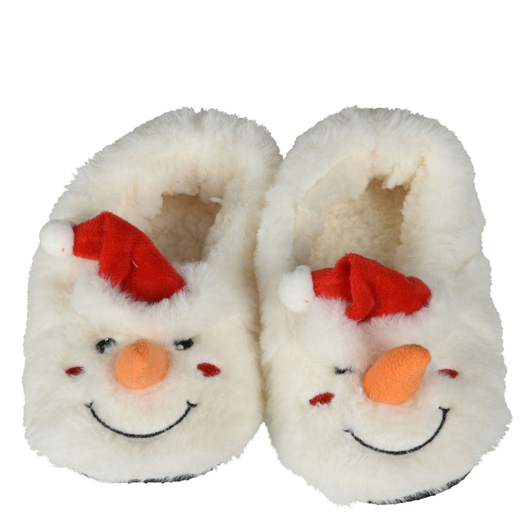 Christmas snowman slippers