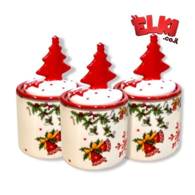 Ceramic Christmas jars