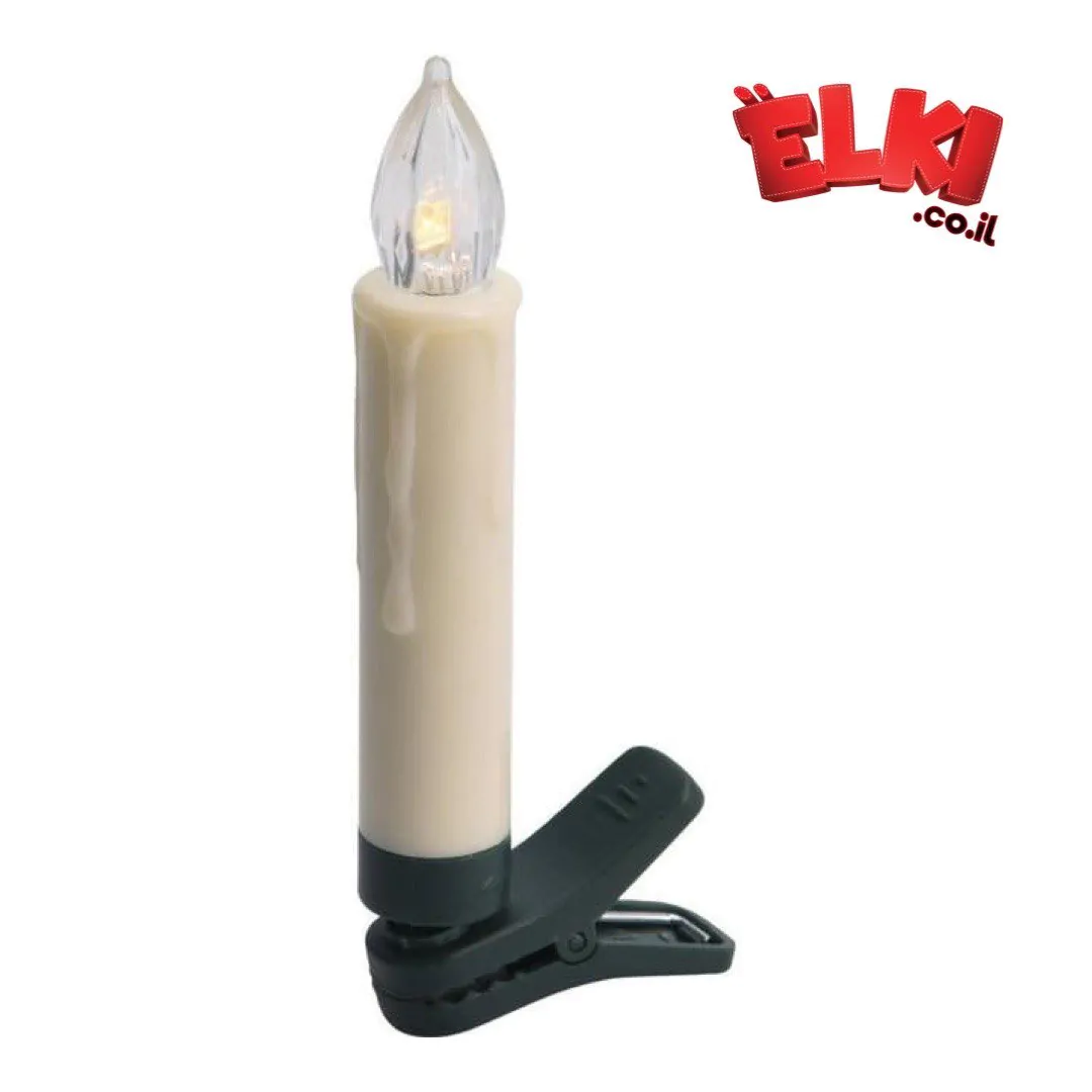 Новогодний набор из 20 декоративных свечей на пульте — изображение 2