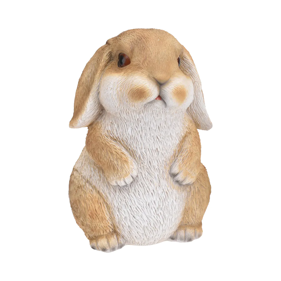 סמל השנה, אביזר עיצובי- ארנב.ת ג'ינג'ית עומדת 15 ס"מ ( פולירזין)