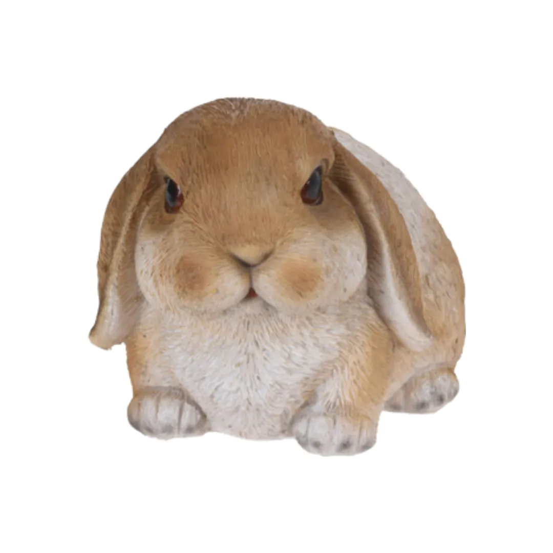 Новогодний сувенир Рыжий Кролик Дуся Сидячий 15 см