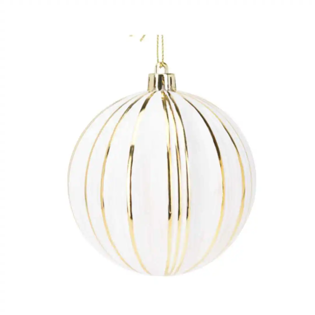 Пластмассовый шар Золотой Элеганс 10 см