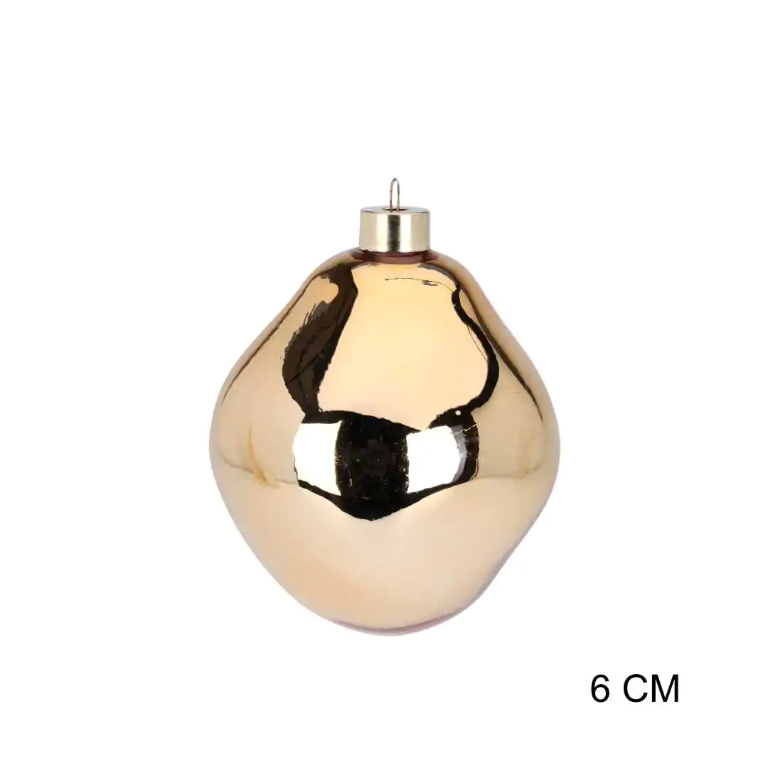 Стеклянный шар Капля Золота 6 см