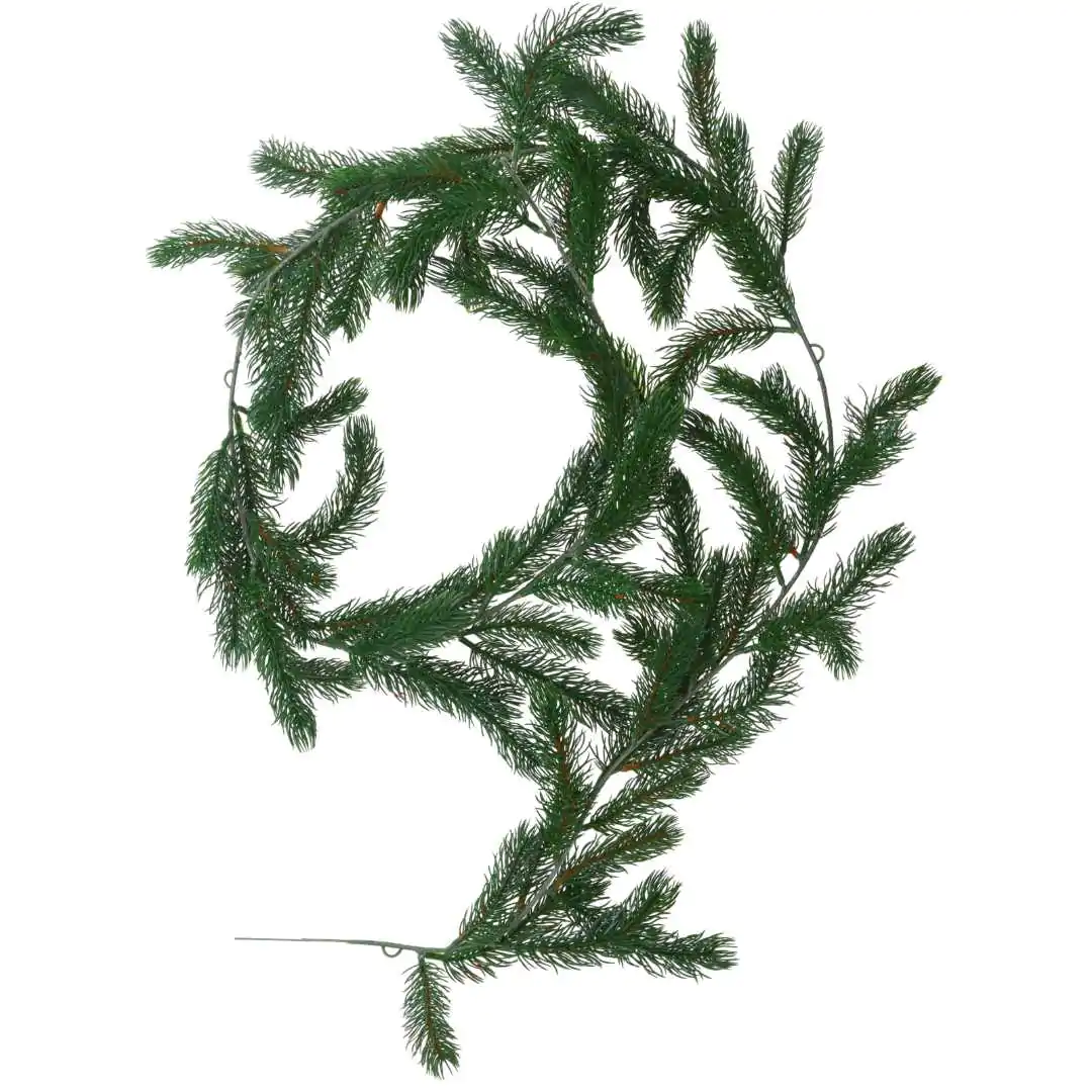 גירלנדה שזורה של ענפי עץ אשוח 180 ס"מ