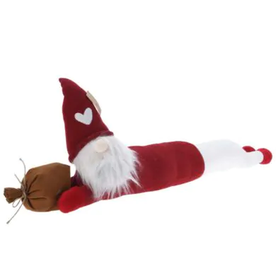 מעצור דלת בעיצוב גמד עם שק לחג הנובי גוד 85 ס"מ