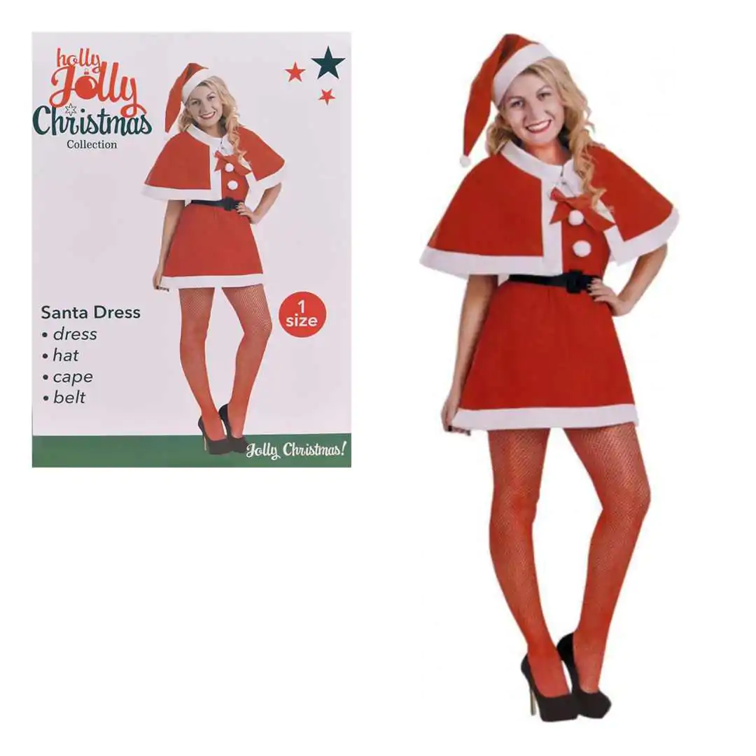 Новогодний Костюм Леди Санта