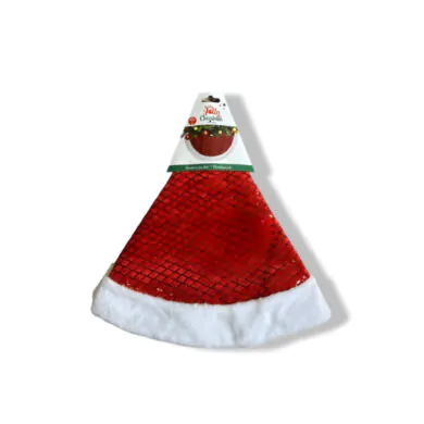 Красный Ёлочный Фартук/Юбка под елку 90 см