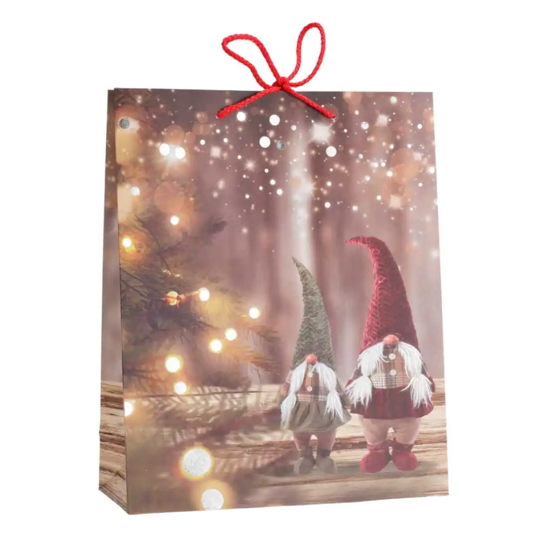 שקית מתנה גמדים קסומים 40 ס"מ