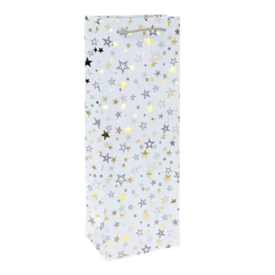 Подарочный пакет для бутылки Элегантный 35 см