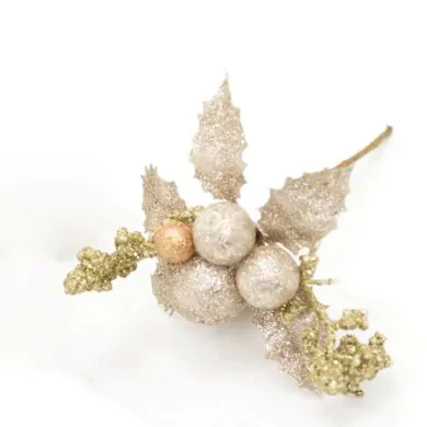 פרח דקורטיבי סוזי זהב 2 20 ס"מ