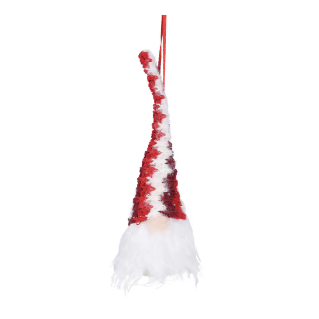 Украшение на ёлку Красный Гном 20 см