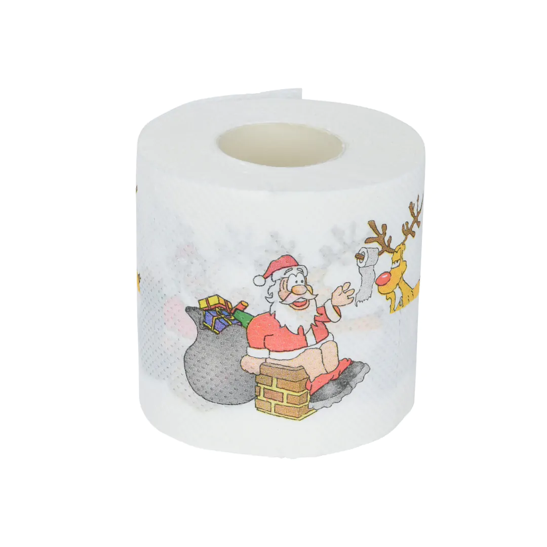 Новогодняя Туалетная Бумага Санта 30 м