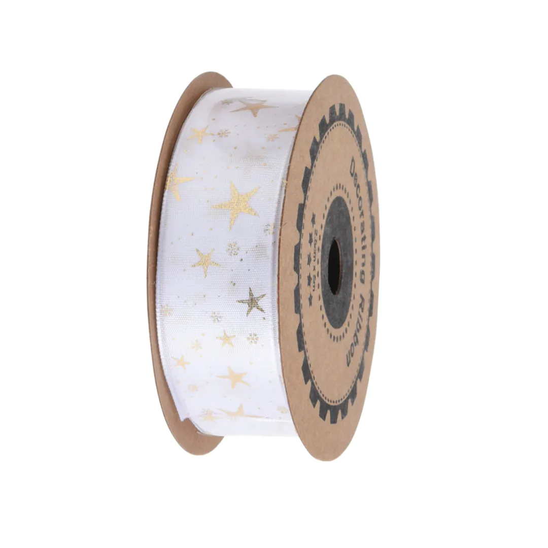 Декоративная лента Золотые Звёзды 5 м