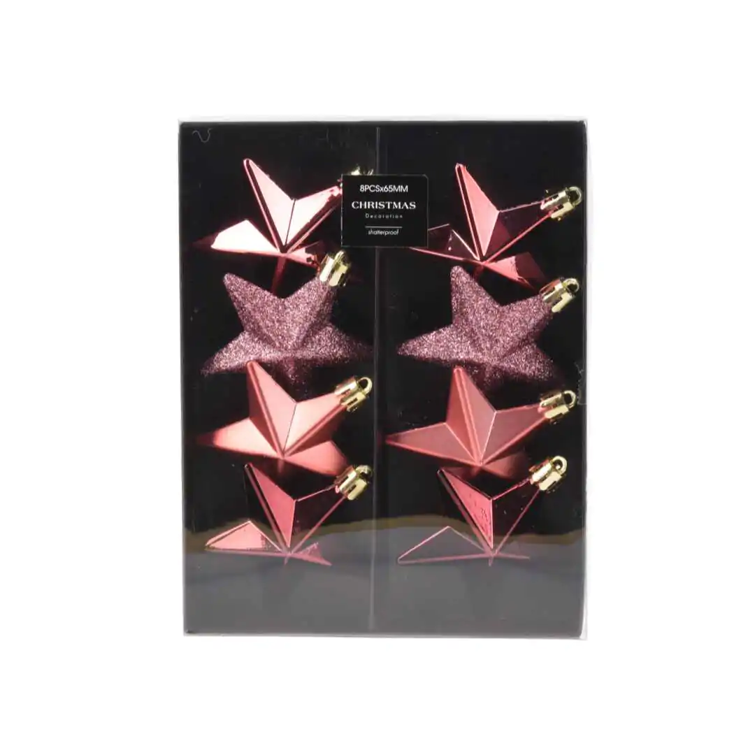 Новогодний набор Коралловая Звёздочка 6.5 см
