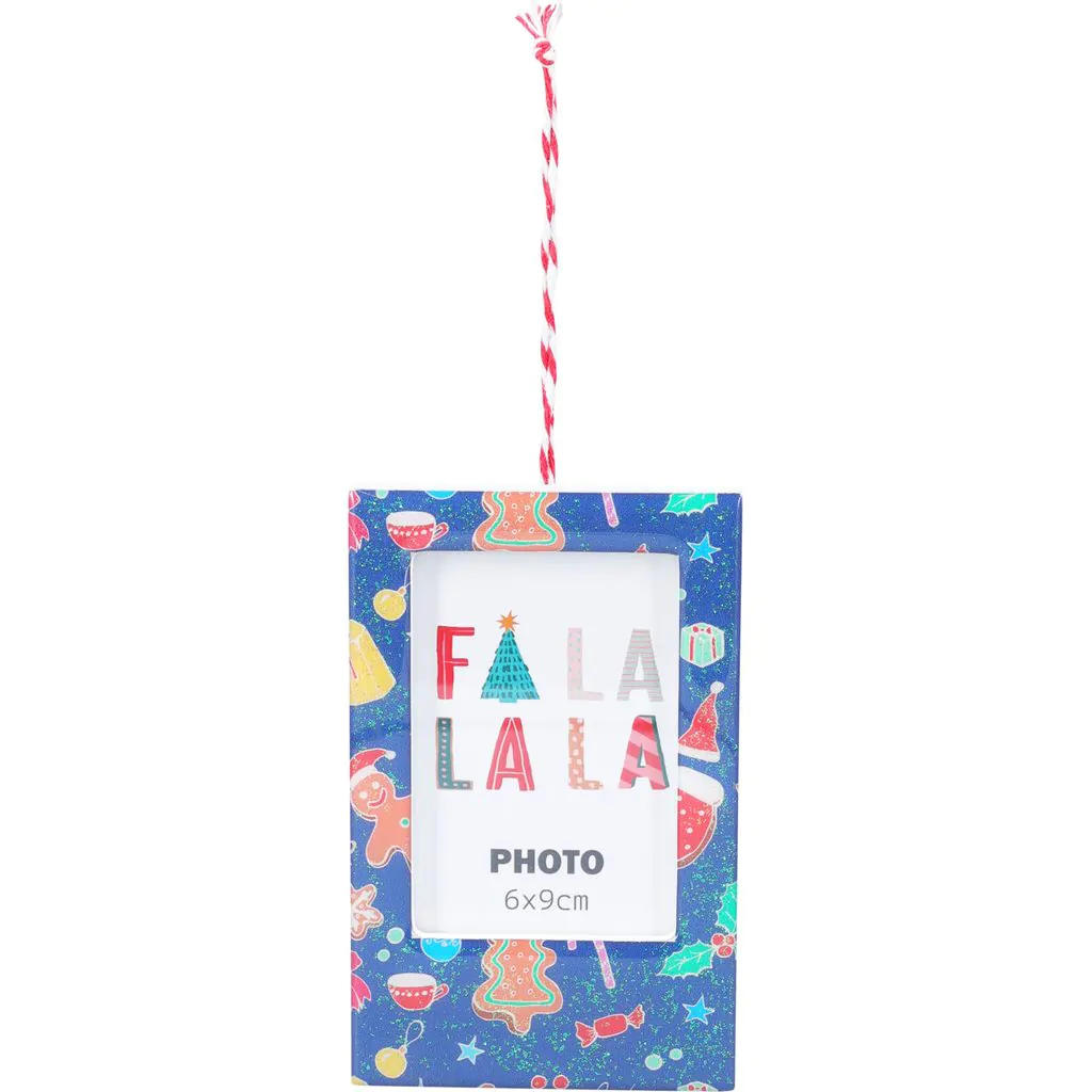 ⁦מסגרת תמונה תלויה עם הדפס חג השנה החדשה, 8X12 ס"מ⁩ – תמונה ⁦4⁩