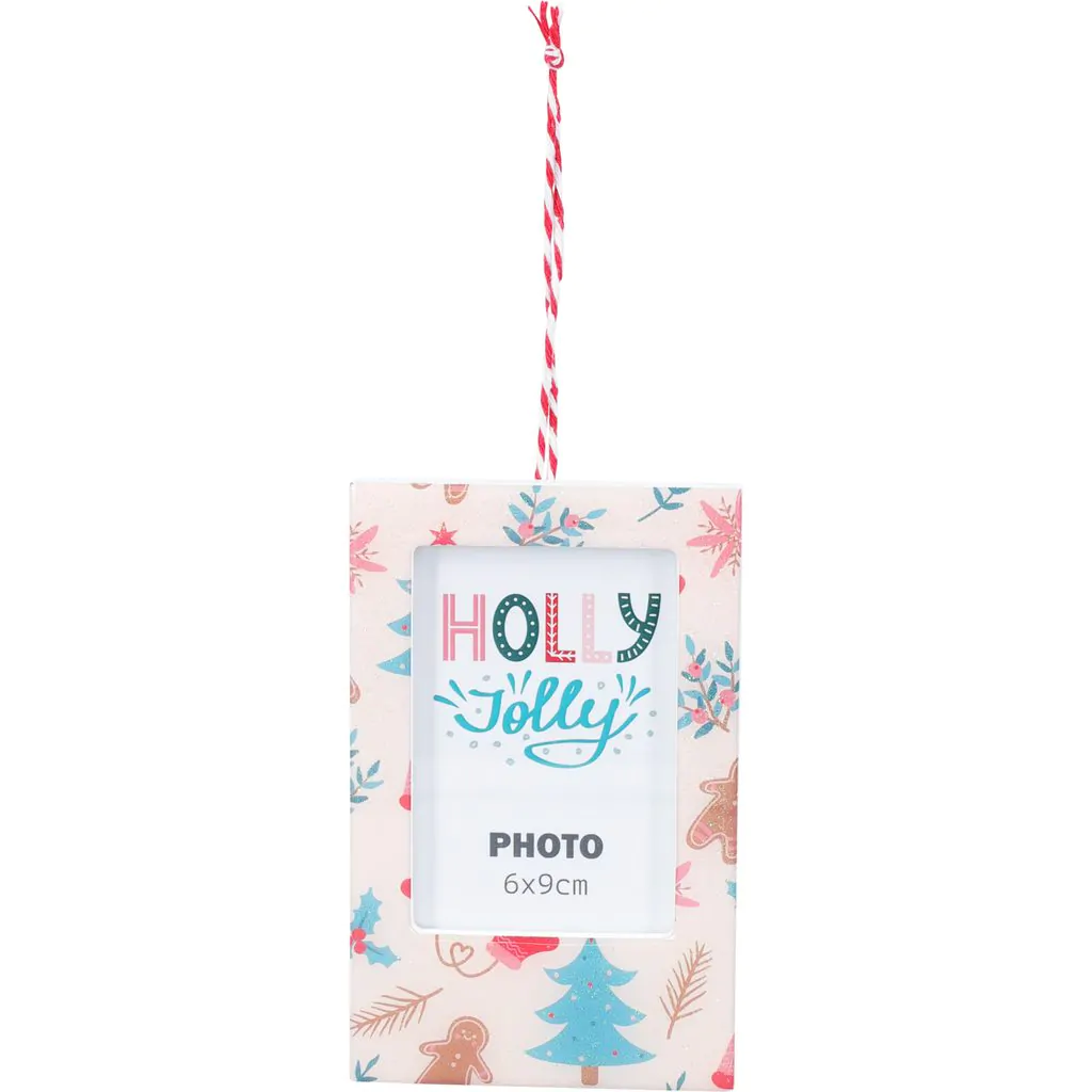⁦מסגרת תמונה תלויה עם הדפס חג השנה החדשה, 8X12 ס"מ⁩ – תמונה ⁦3⁩