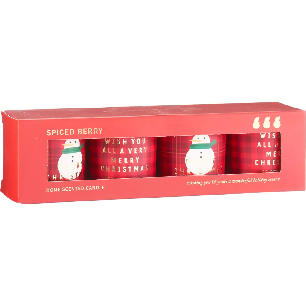 Набор ароматических свечей "Spiced Berry", 4 шт., 5.2 см — изображение 2