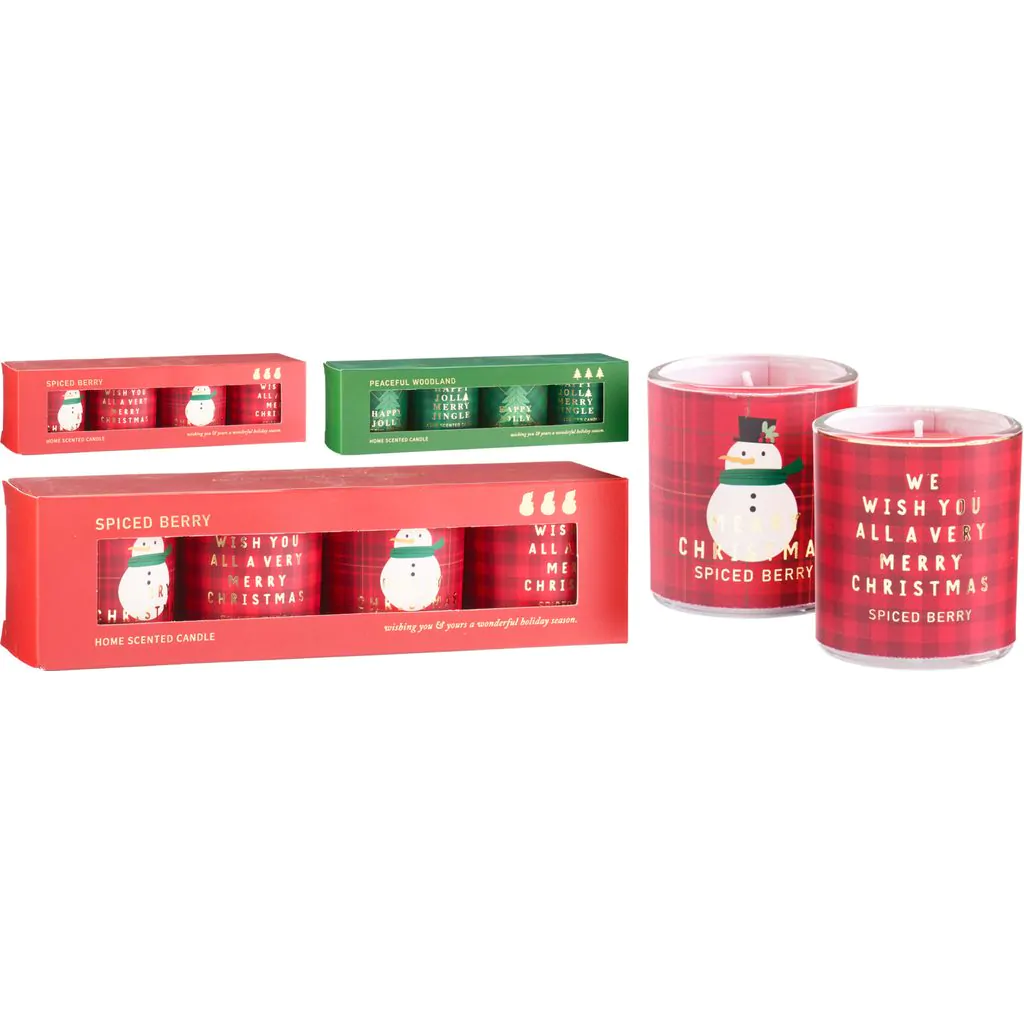 Набор ароматических свечей "Spiced Berry", 4 шт., 5.2 см — изображение 3