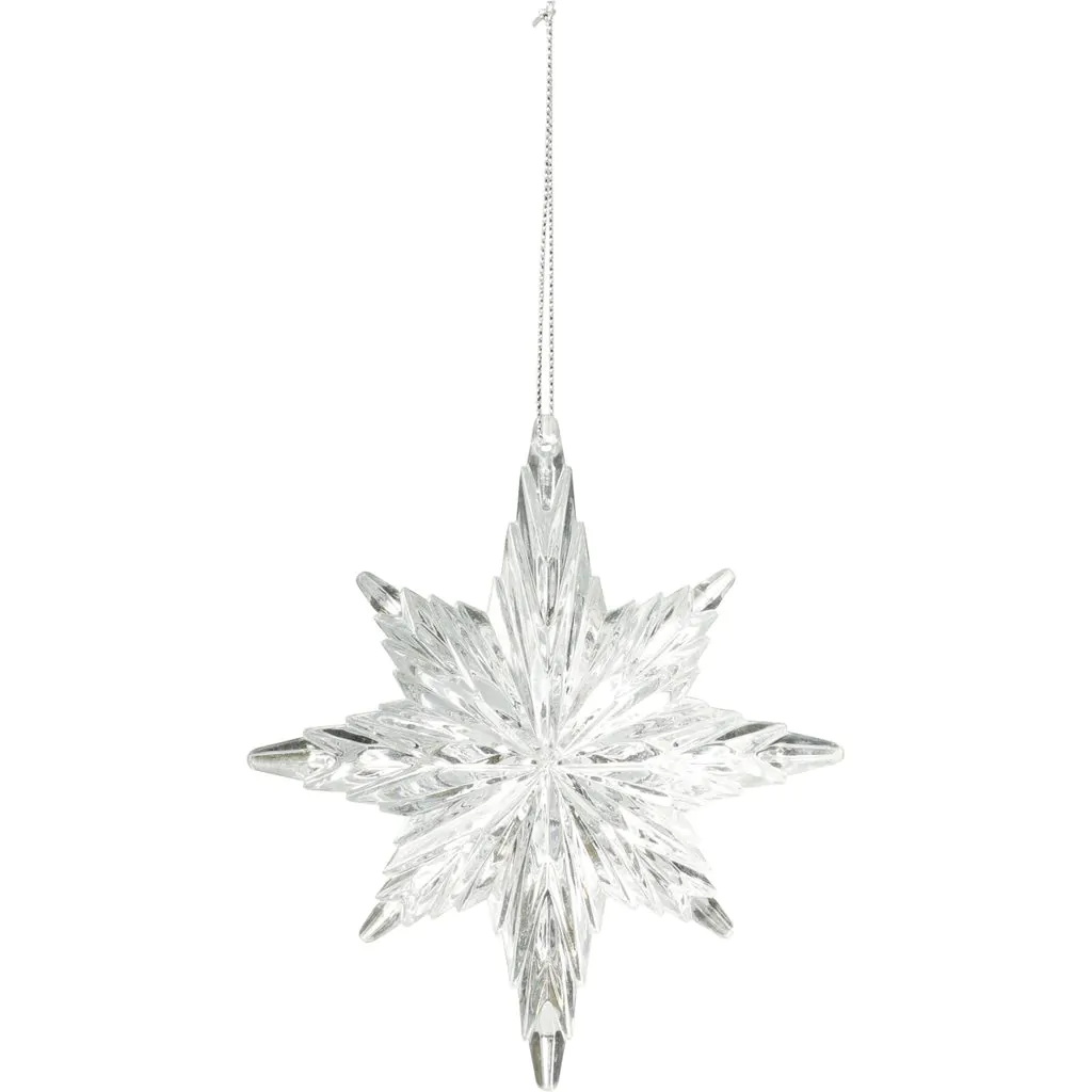 ⁦תליון מראה פתית שלג, כסף, 11 ס"מ.⁩ – תמונה ⁦2⁩