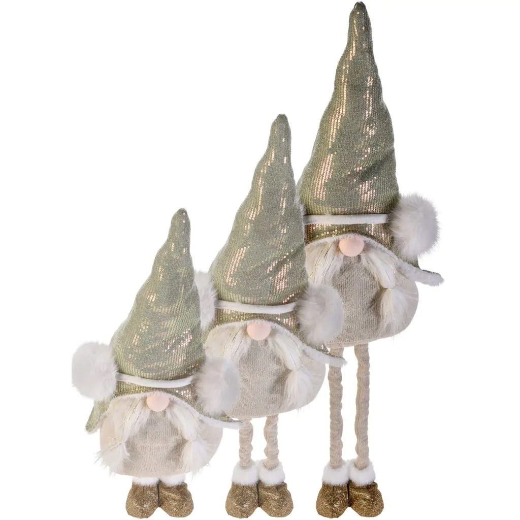 גמד בכובע זהב עם רגליים טלסקופיות, 93 ס"מ – תמונה 2