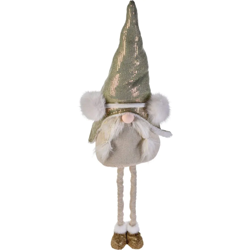 גמד בכובע זהב עם רגליים טלסקופיות, 93 ס"מ – תמונה 3