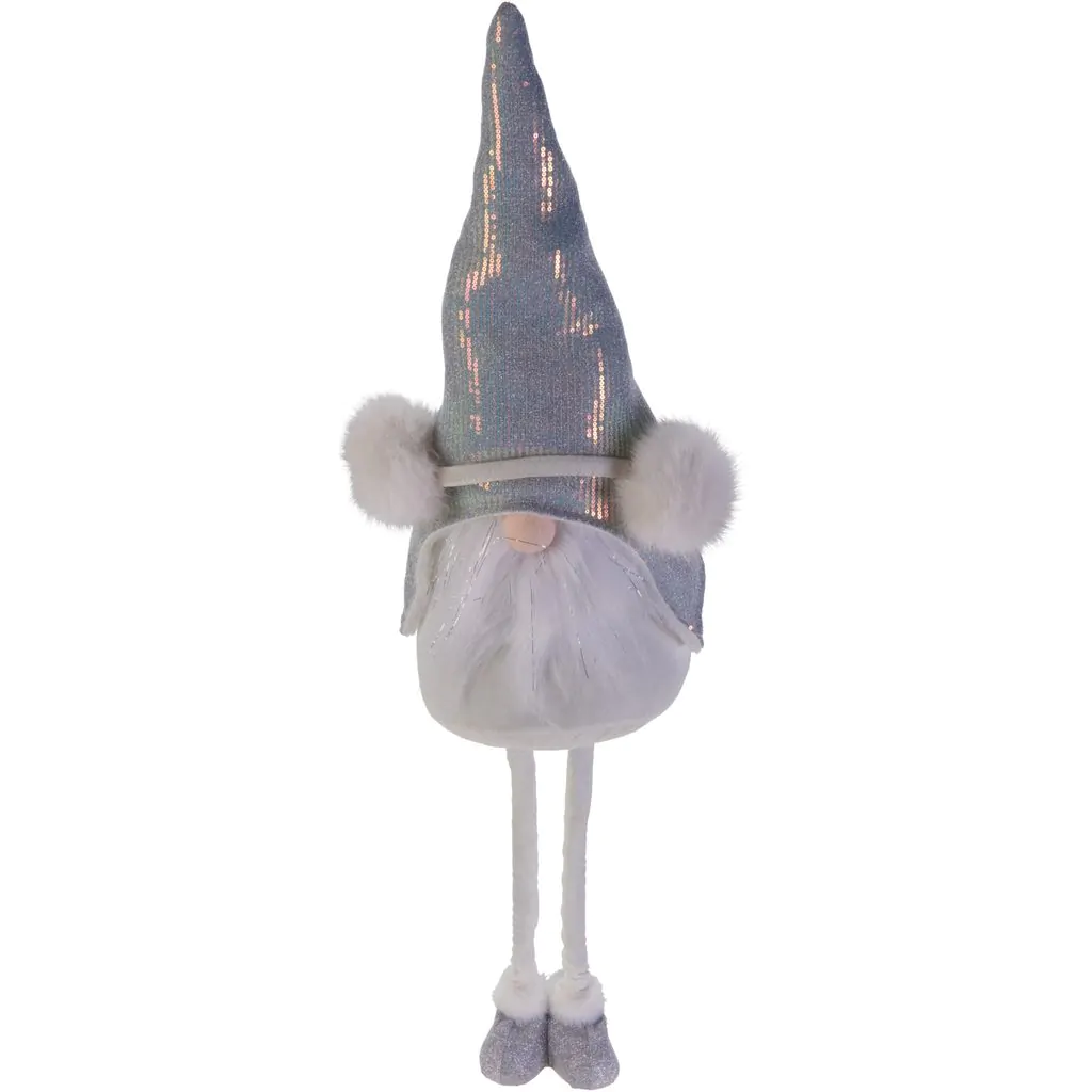 גמד בכובע כסף עם רגליים טלסקופיות, 93 ס"מ – תמונה 3