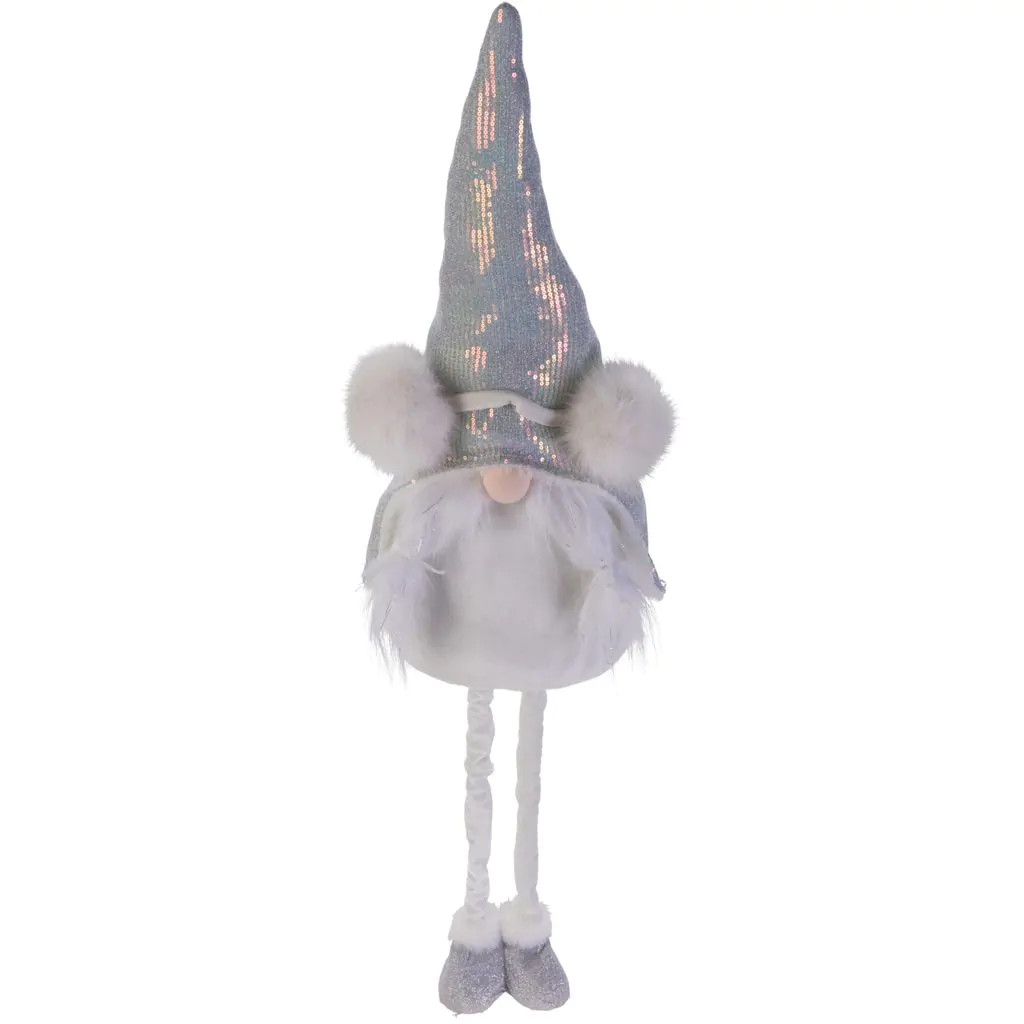 גמד בכובע כסף עם רגליים טלסקופיות, 93 ס"מ – תמונה 4