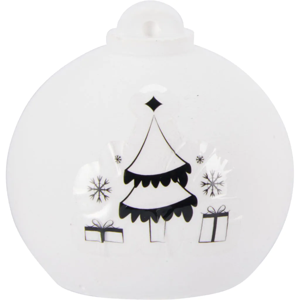 Набор для росписи ёлочного шара, пластик, с рисунком, 7 см — изображение 5