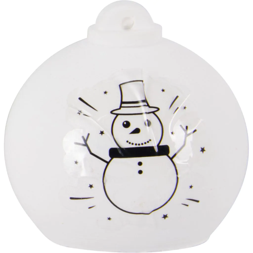 Набор для росписи ёлочного шара, пластик, с рисунком, 7 см — изображение 4